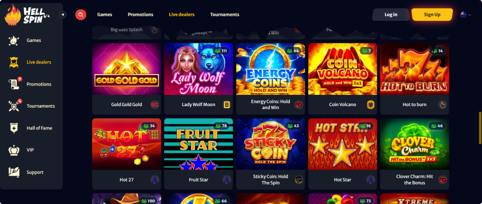 HellSpin Casino Site